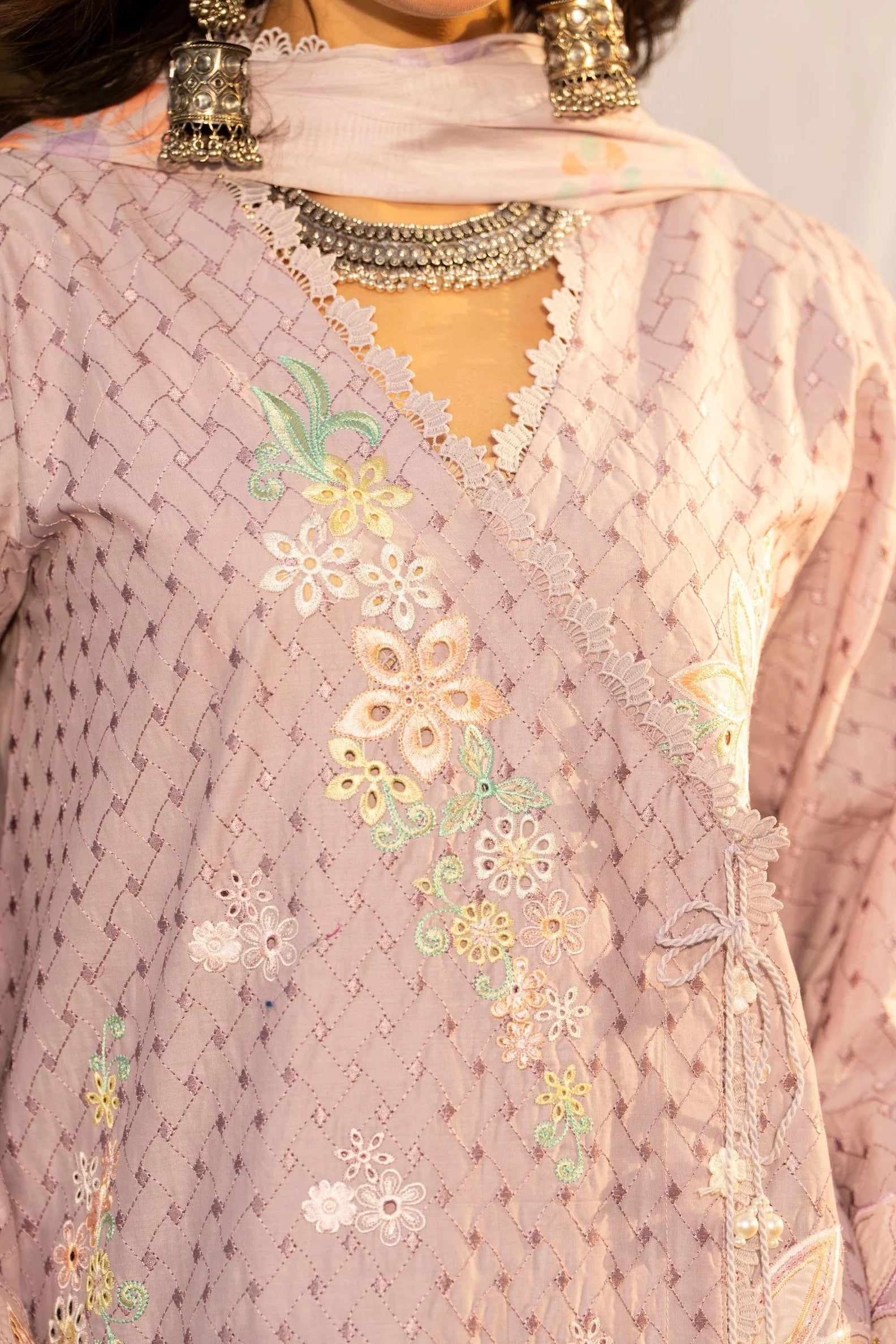 Karma Embroidered Cotton Farshi Shalwar Suit KAR161