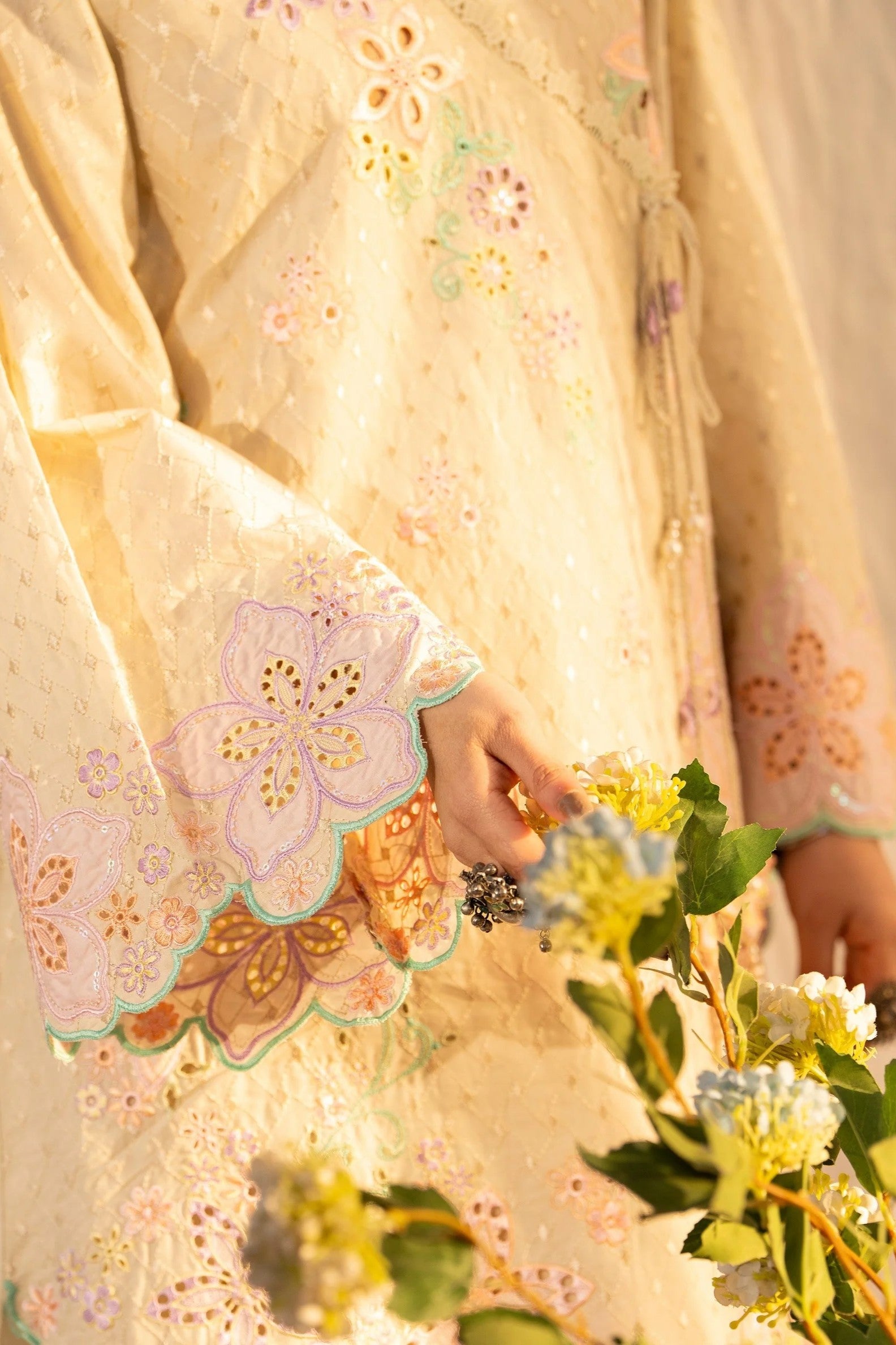 Karma Embroidered Cotton Farshi Shalwar Suit KAR160