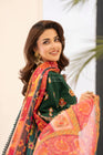 Karma Embroidered Cotton 3 Piece Farshi Shalwar Suit KAR174