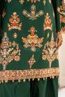 Karma Embroidered Cotton 3 Piece Farshi Shalwar Suit KAR174