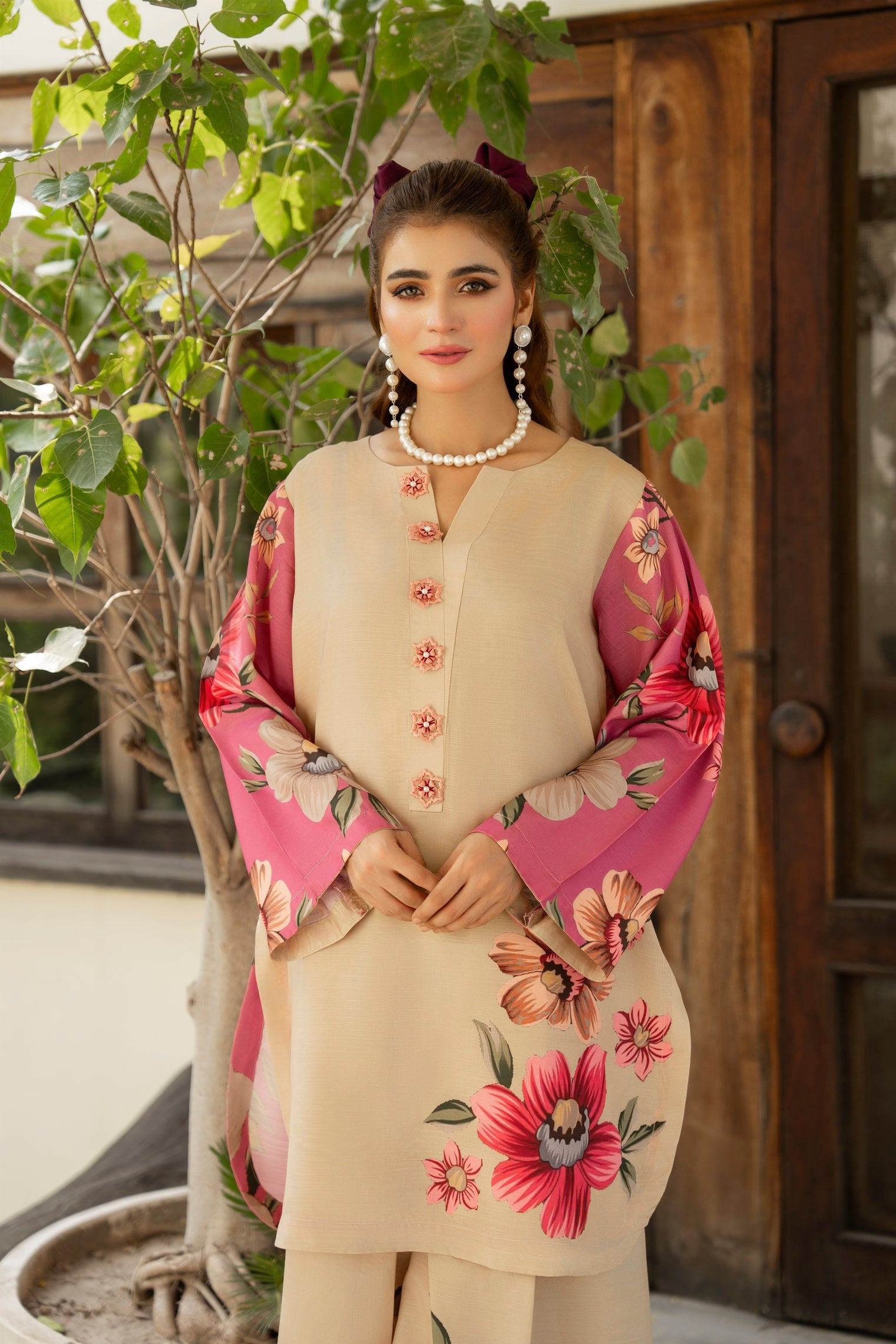 Karma Silk Co-Ord Set KAR152