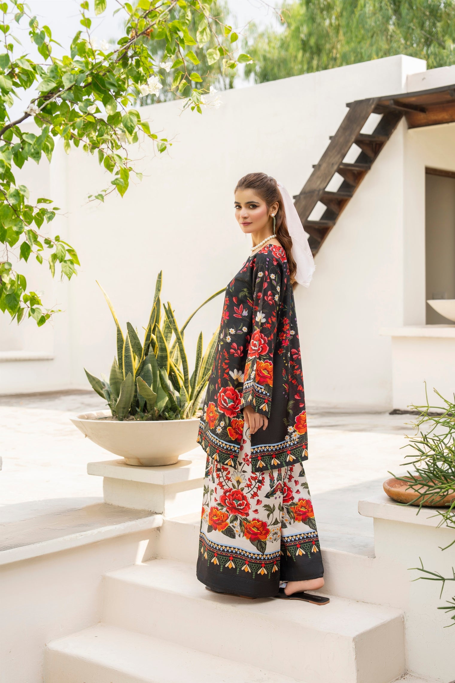 Karma Silk Co-Ord Set KAR149