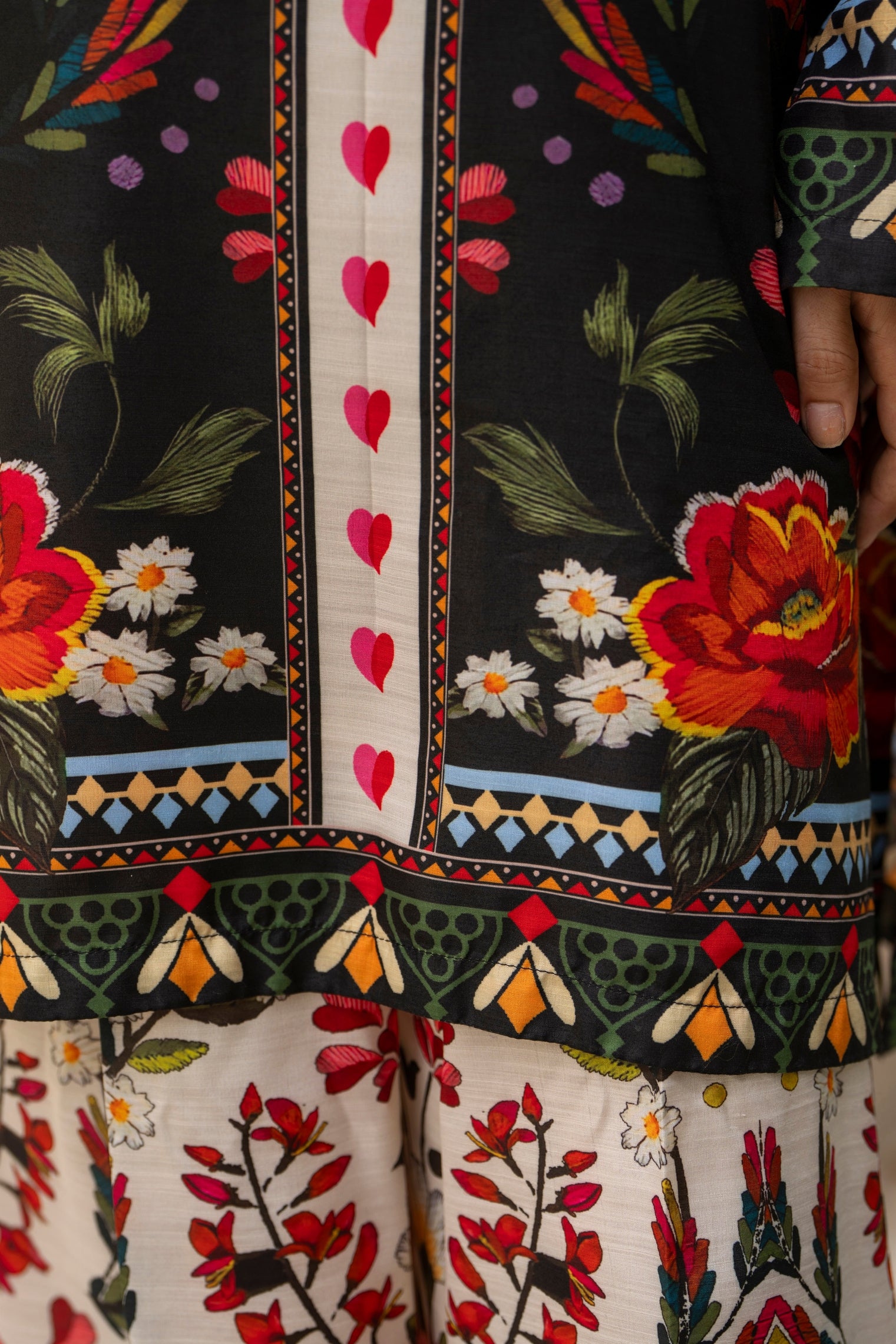 Karma Silk Co-Ord Set KAR149