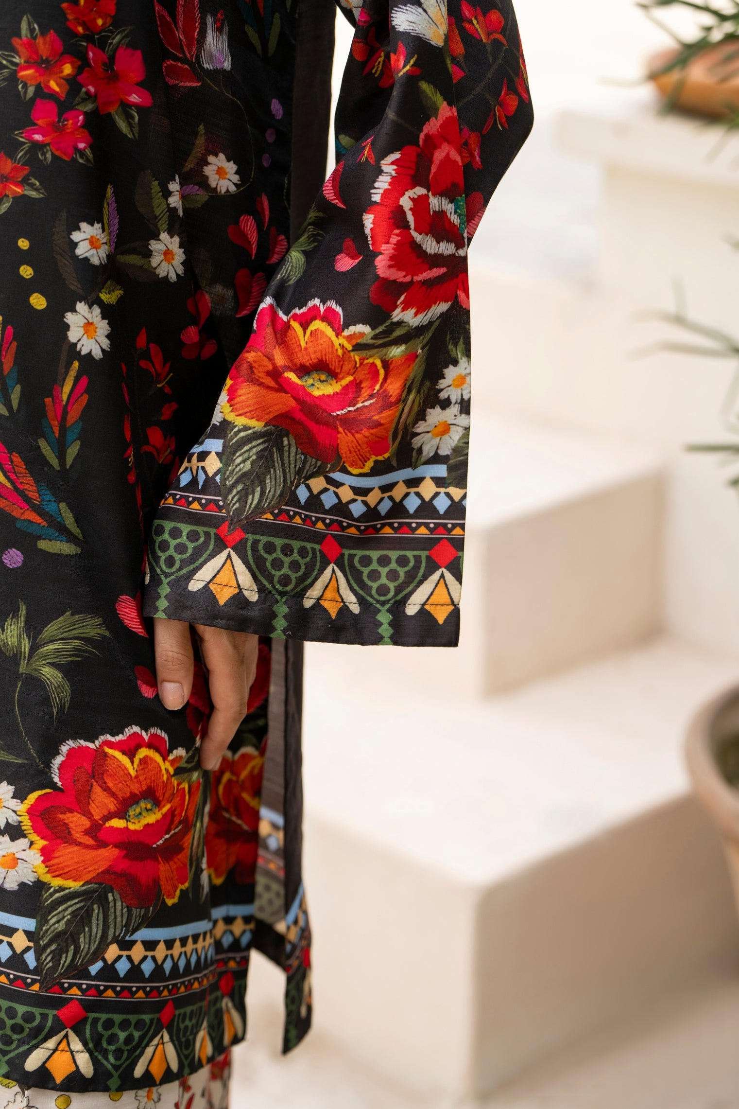 Karma Silk Co-Ord Set KAR149