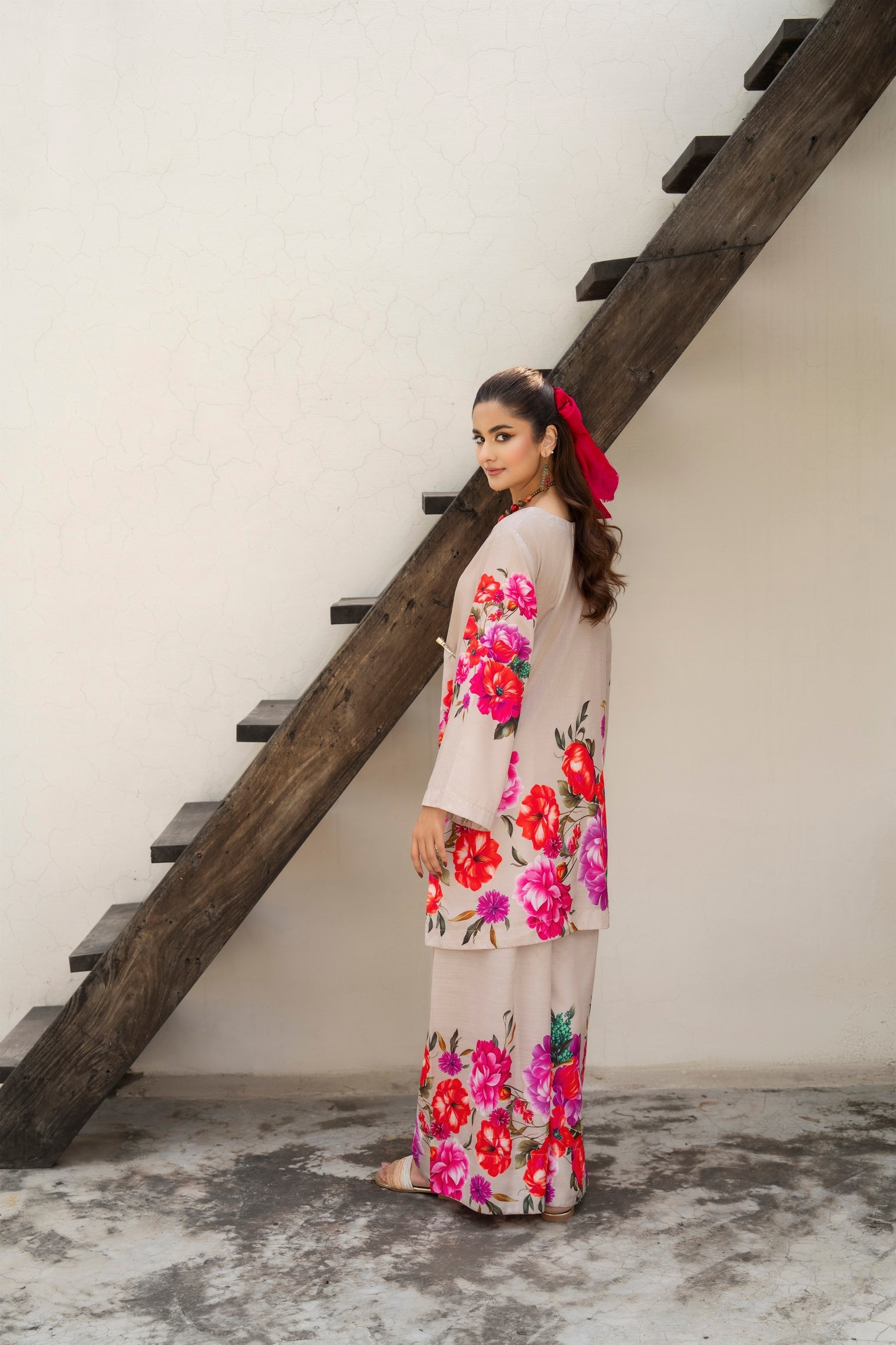 Karma Silk Co-Ord Set KAR151