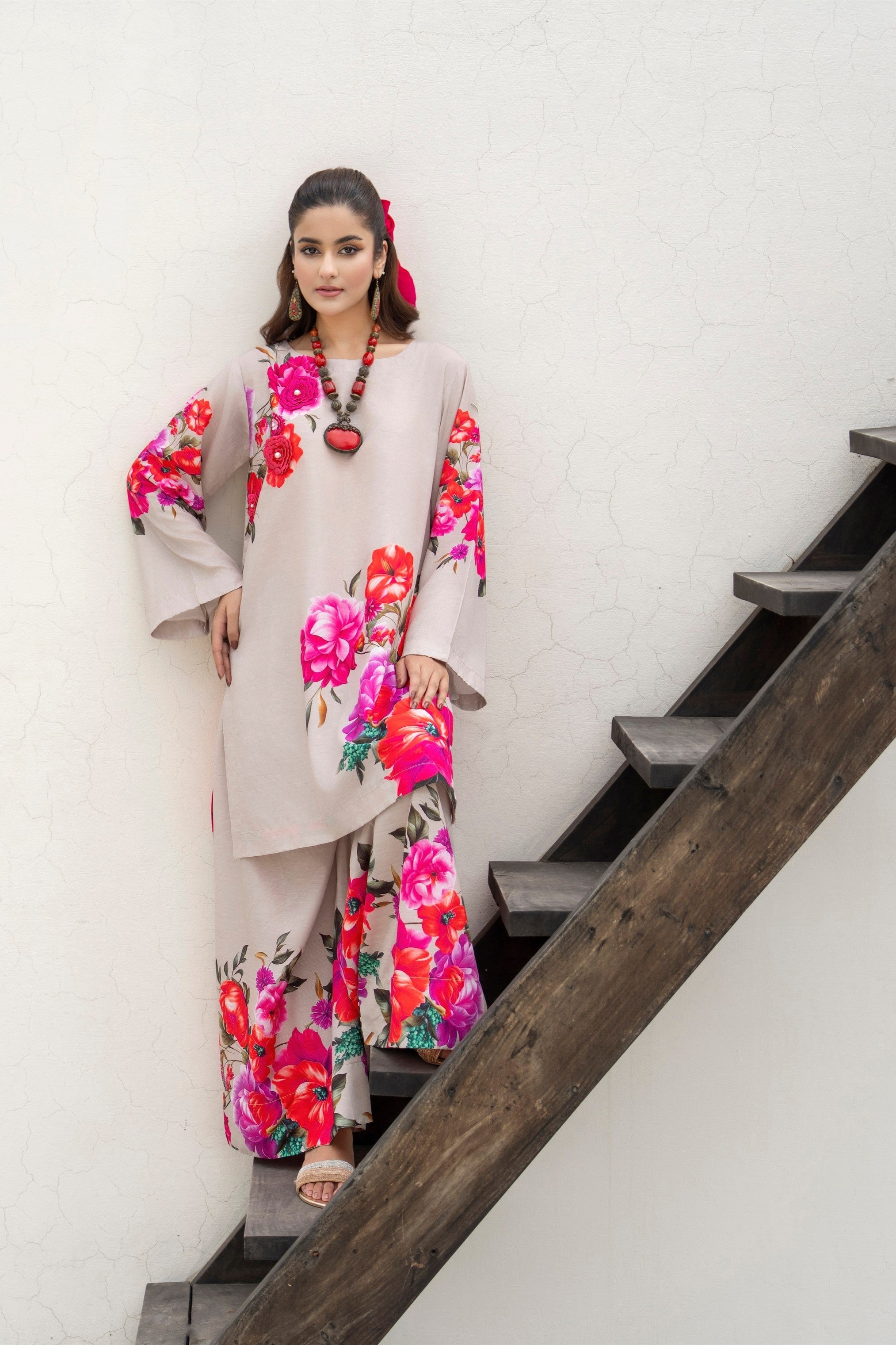 Karma Silk Co-Ord Set KAR151