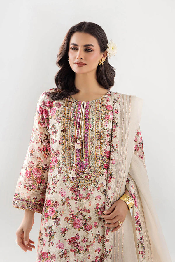 Khuda Baksh Embroidered Brochette Farshi Shalwar Suit KHB04