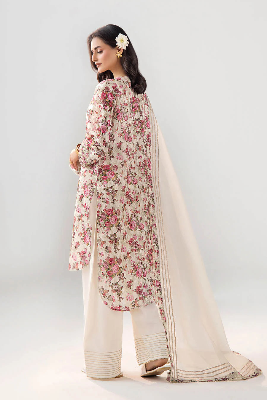 Khuda Baksh Embroidered Brochette Farshi Shalwar Suit KHB04