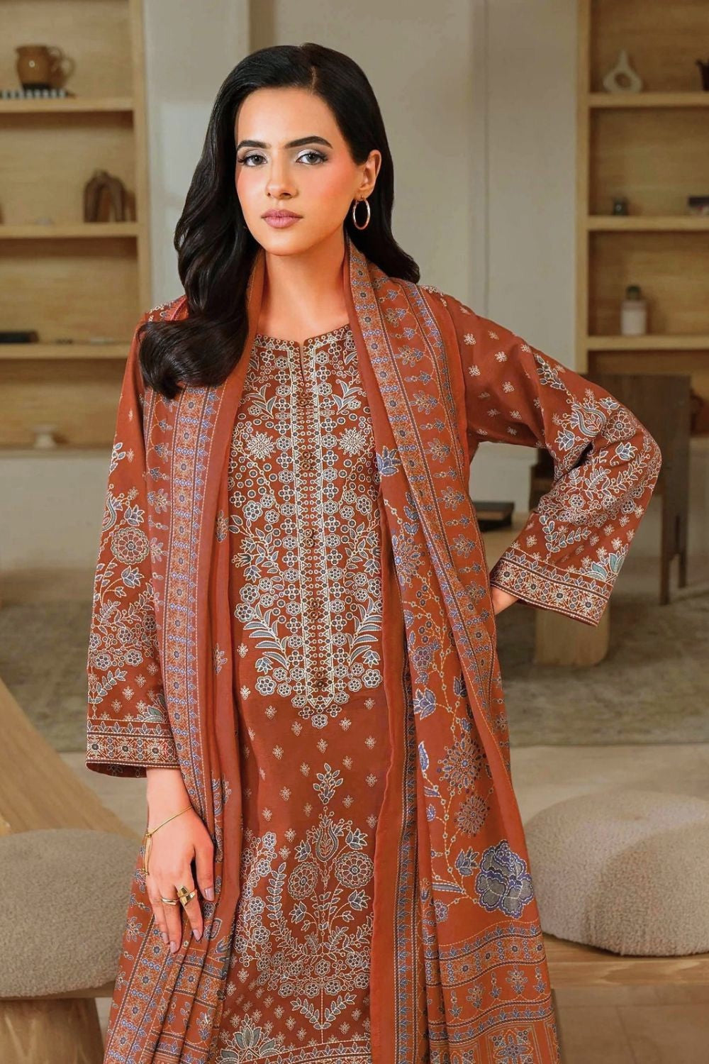 Limelight Khaddar 3 Piece Suit LIM413