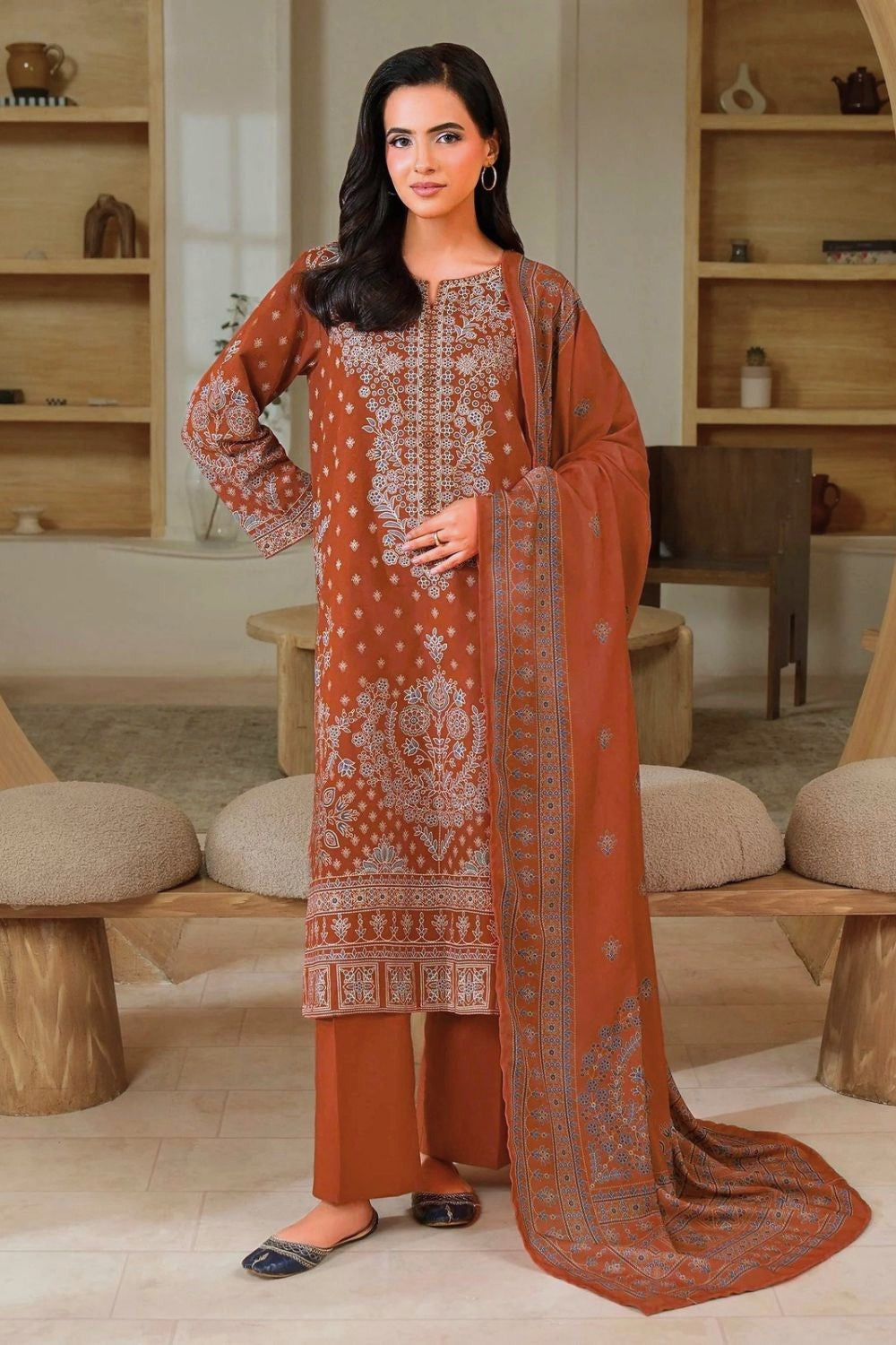 Limelight Khaddar 3 Piece Suit LIM413