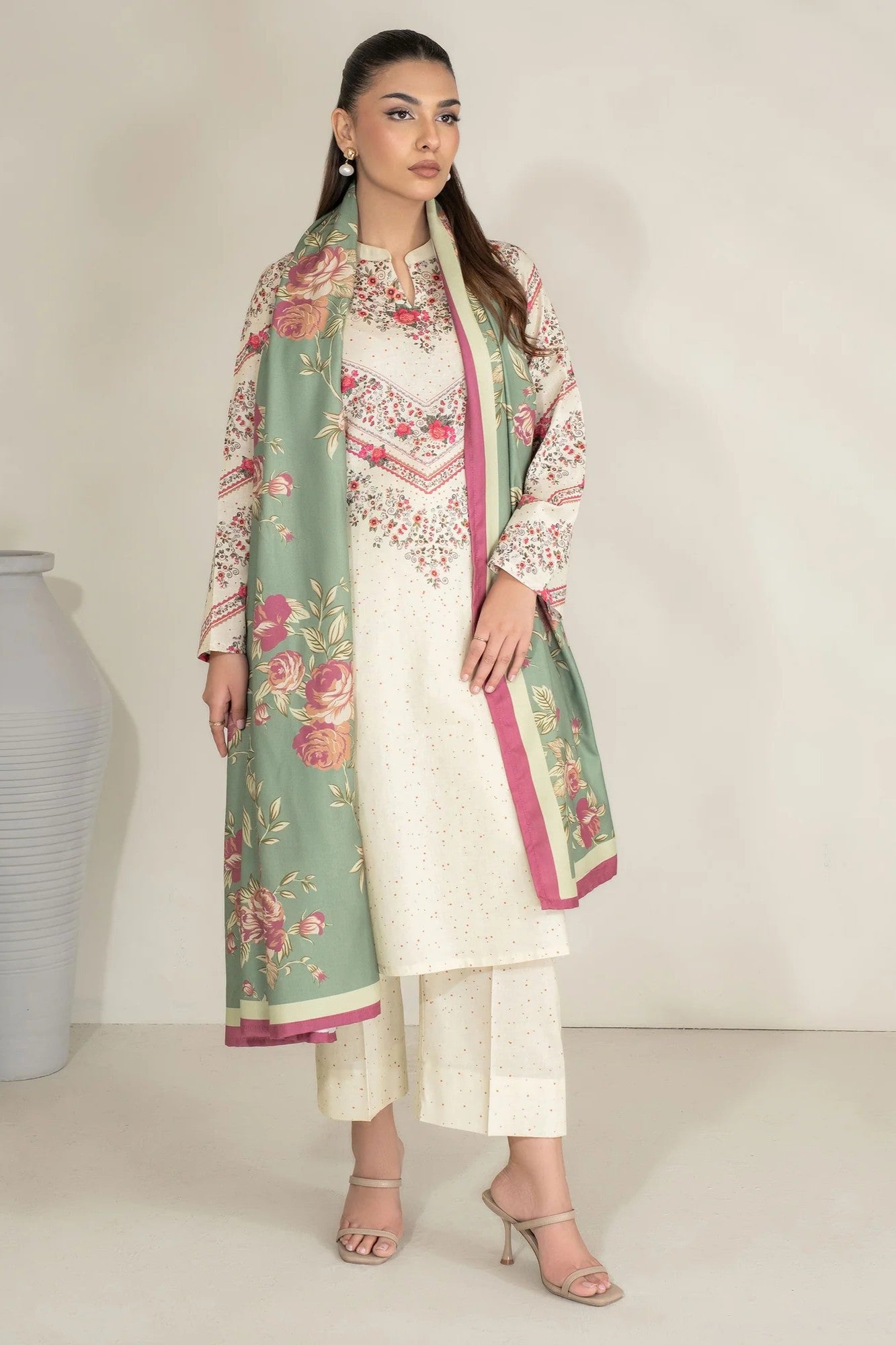 Limelight Khaddar 3 Piece Suit LIM414