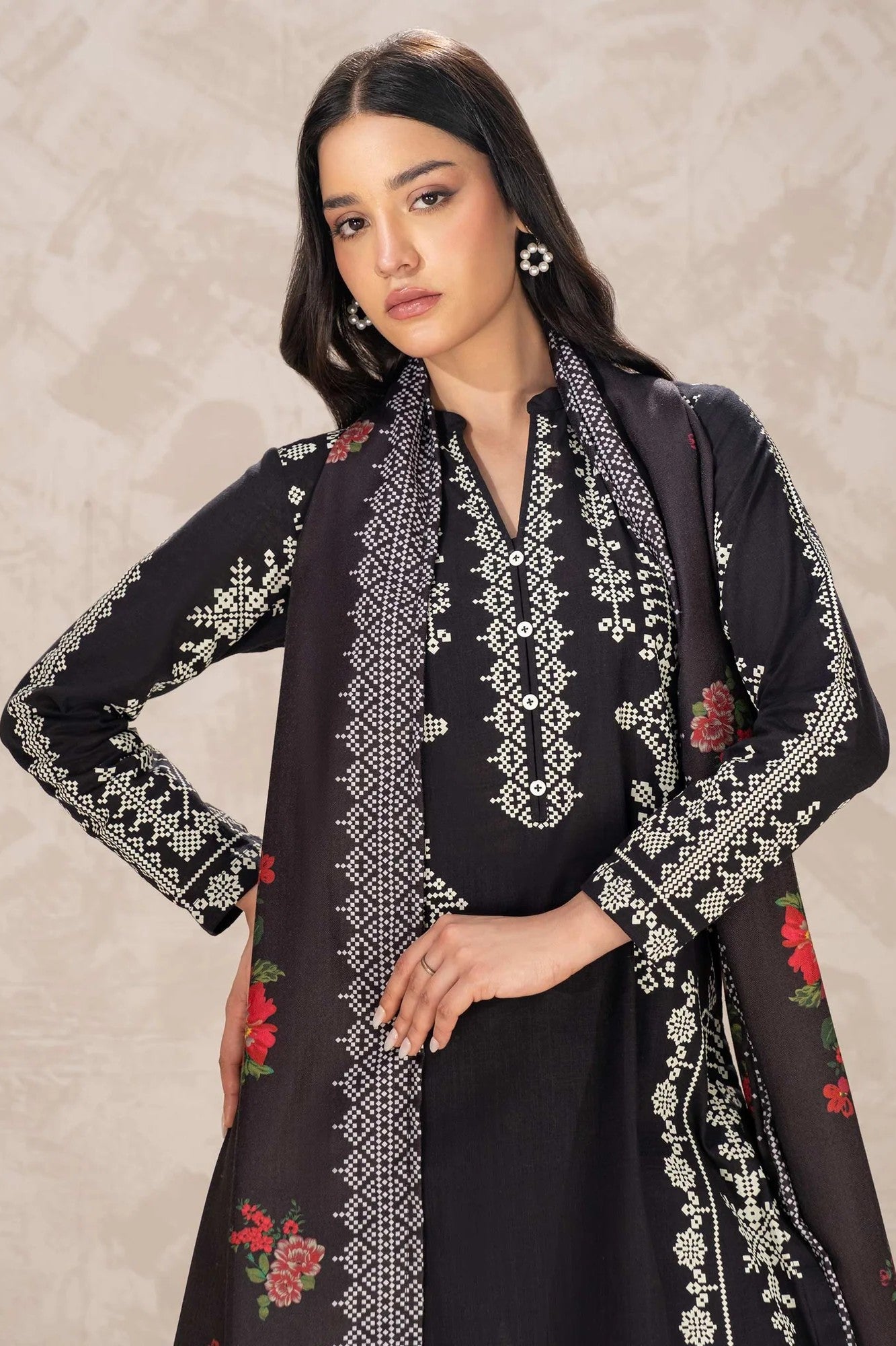 Limelight Khaddar 3 Piece Suit LIM415