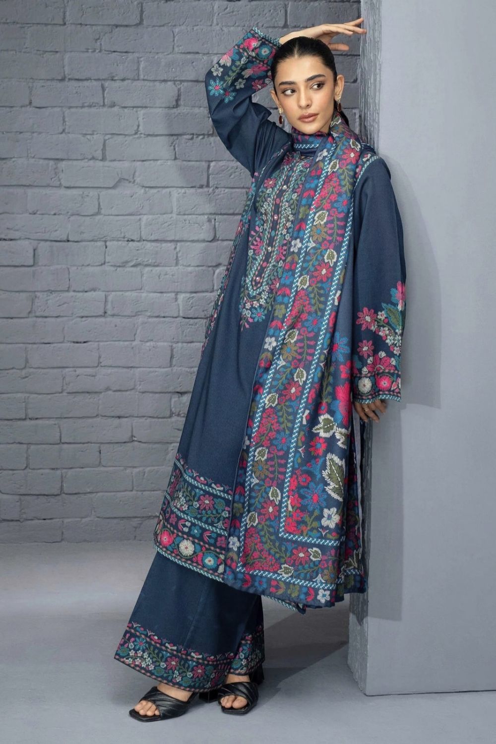 Limelight Khaddar 3 Piece Suit LIM416