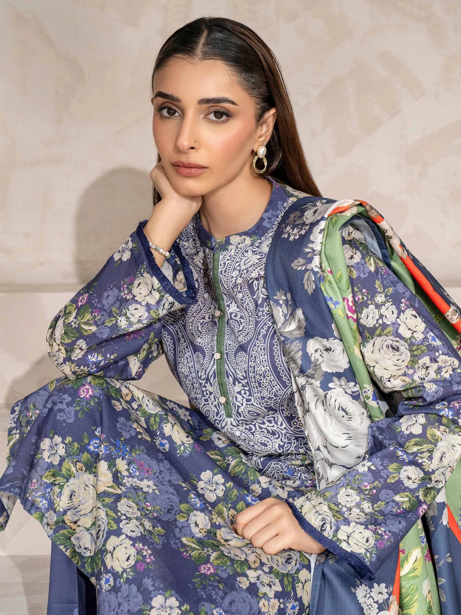 Limelight Khaddar 3 Piece Suit LIM419