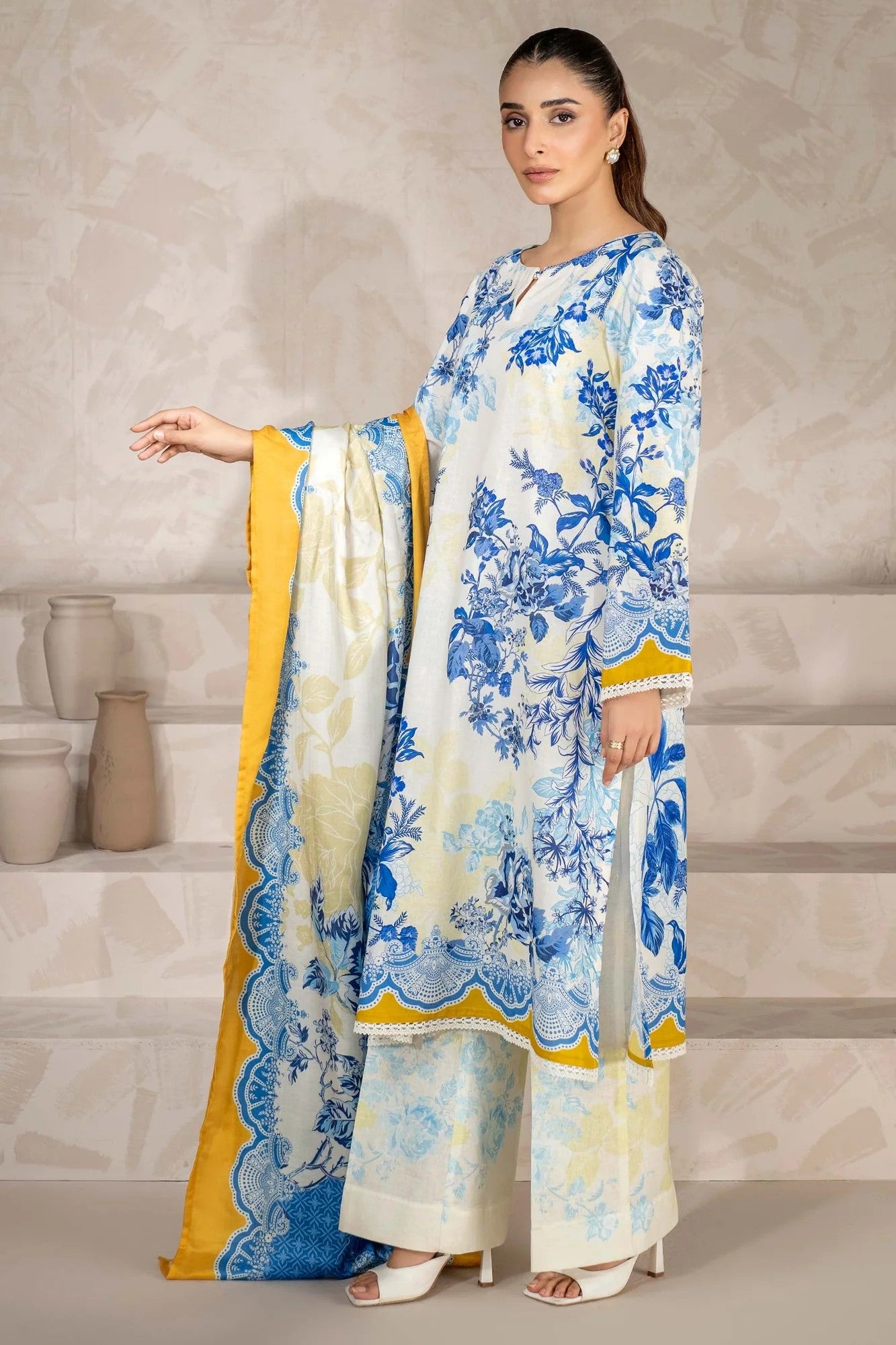 Limelight Khaddar 3 Piece Suit LIM421