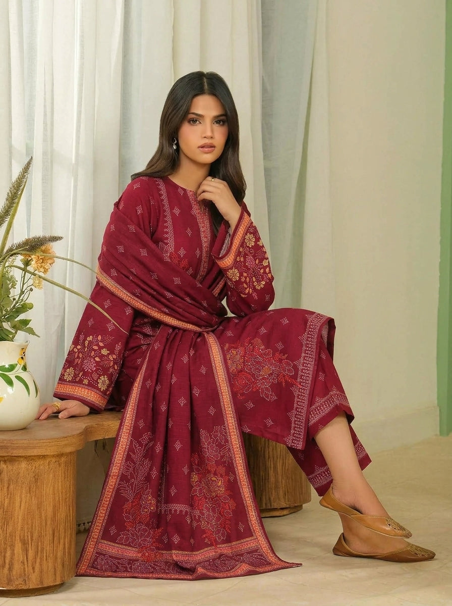 Limelight Khaddar 3 Piece Suit LIM426
