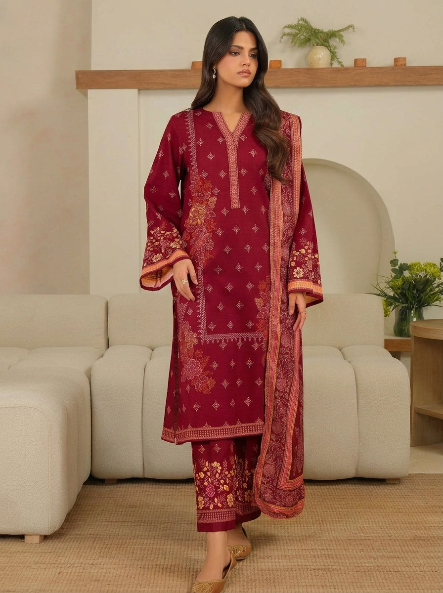 Limelight Khaddar 3 Piece Suit LIM426