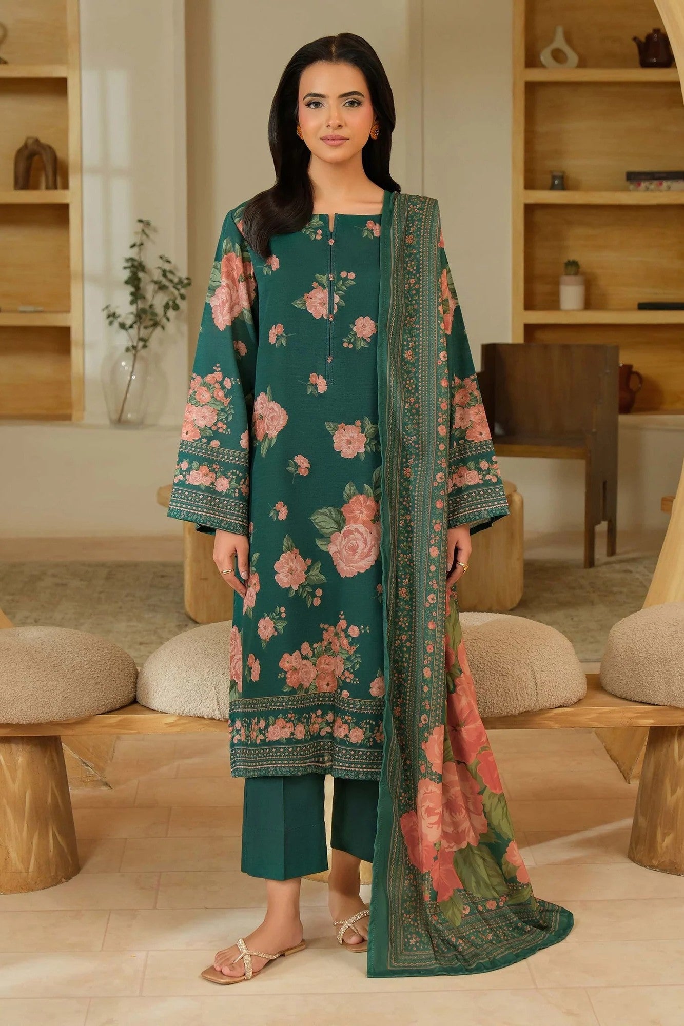 Limelight Khaddar 3 Piece Suit LIM428