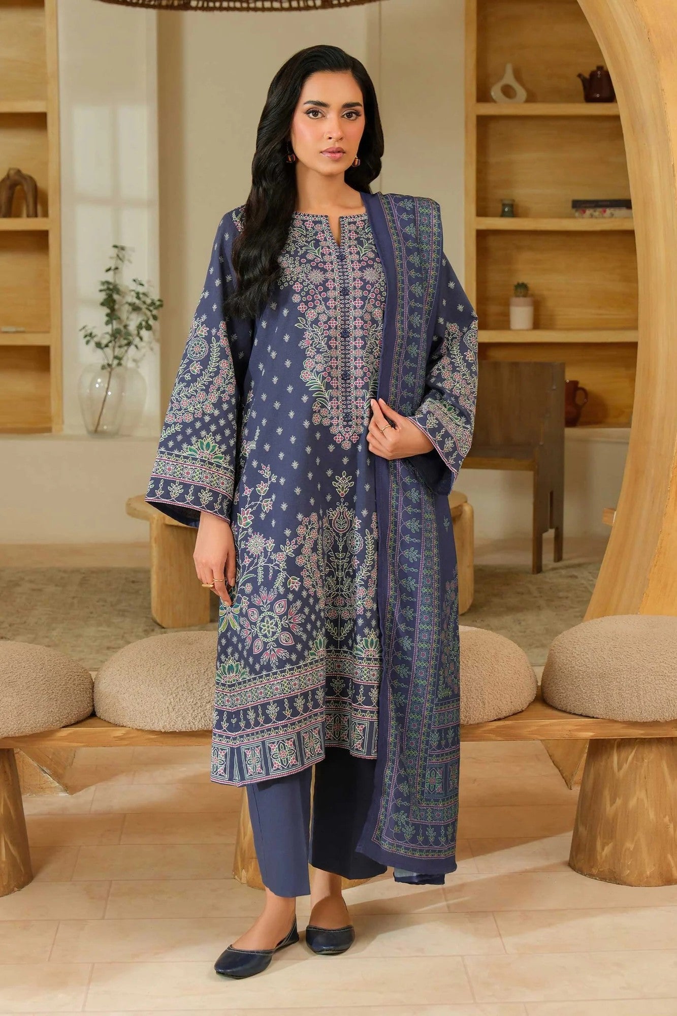 Limelight Khaddar 3 Piece Suit LIM430