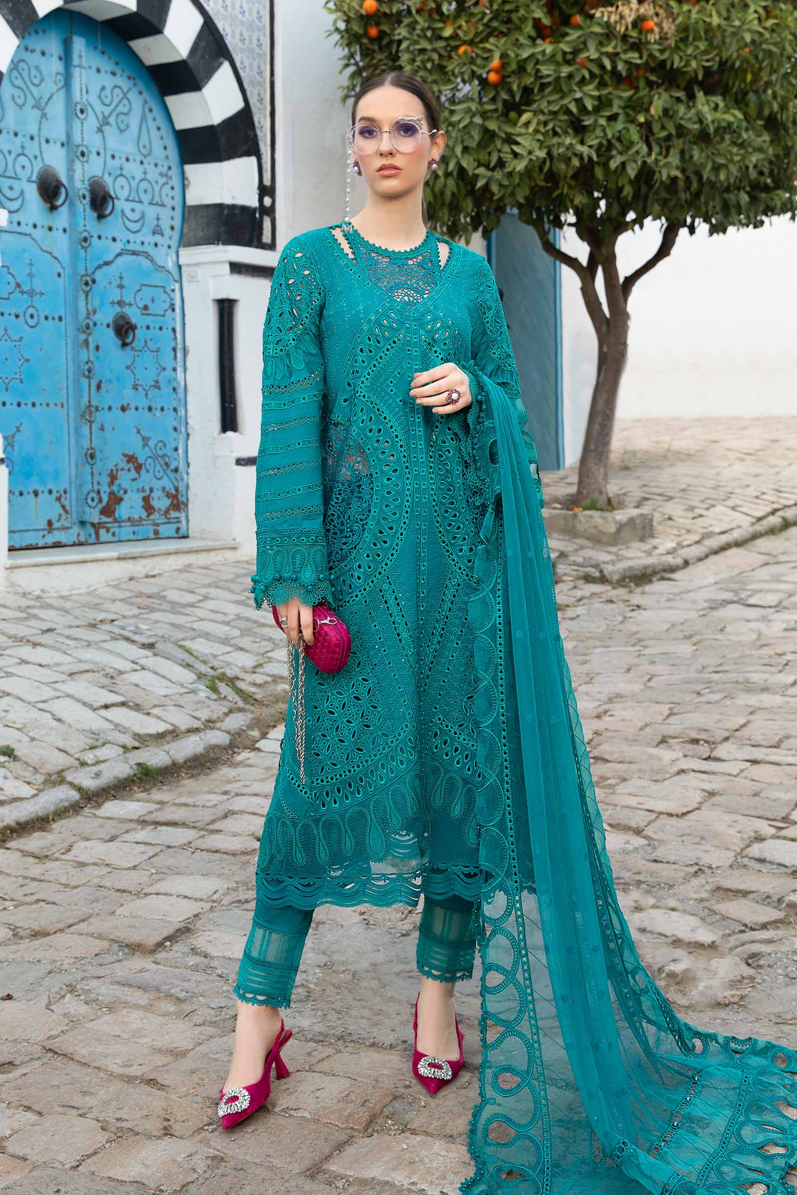Maria B Luxury Lawn 3 Piece Suit 48