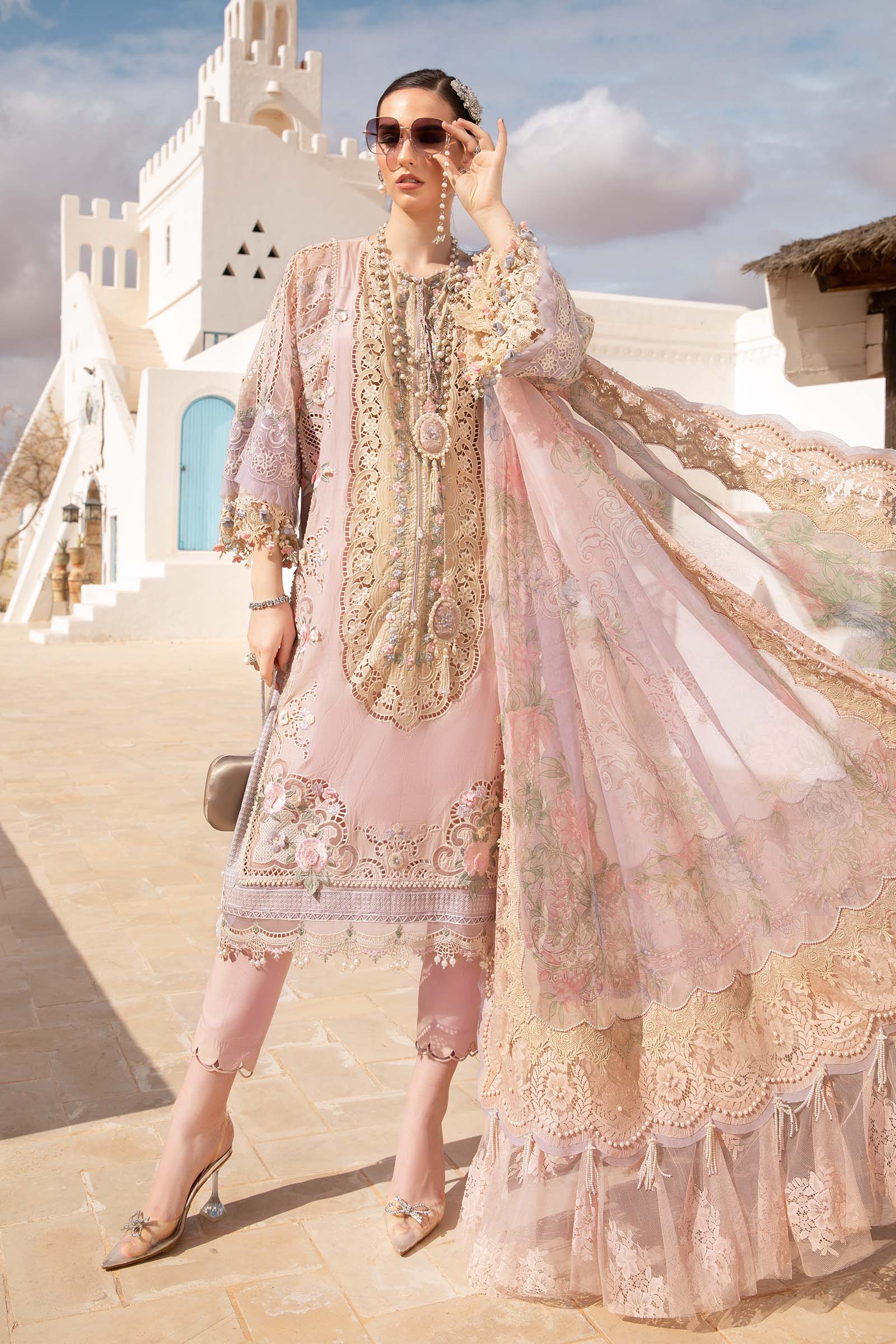 Maria B Luxury Lawn 3 Piece Suit 47