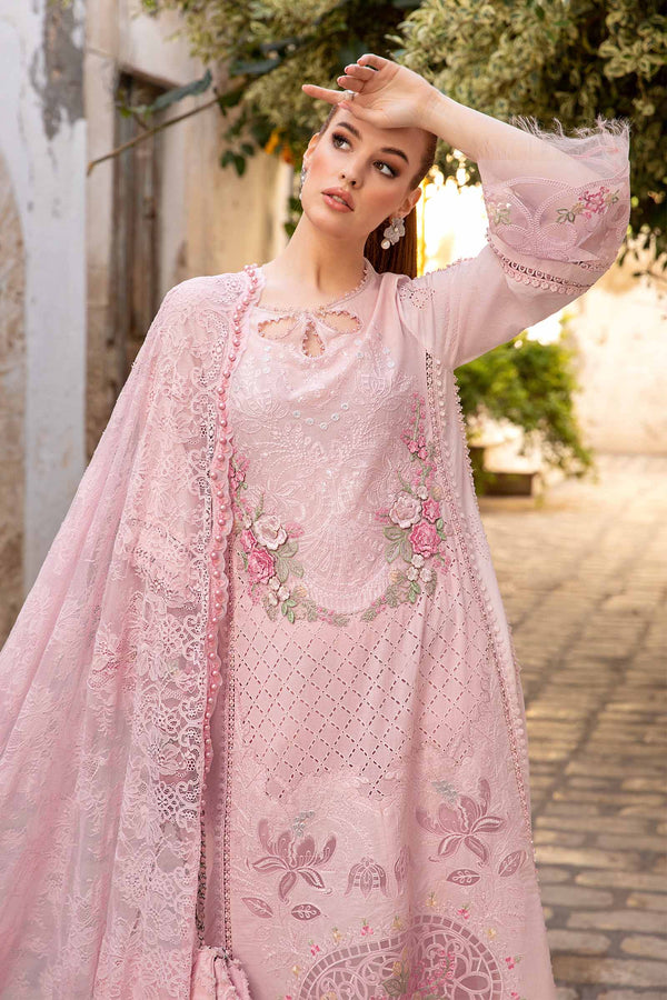Maria B Luxury Lawn 3 Piece Suit 53" Length MAR192