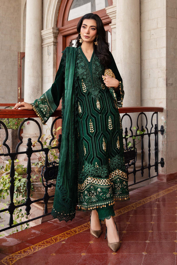 Maria B Luxury Velvet 3 Piece Suit MAR183