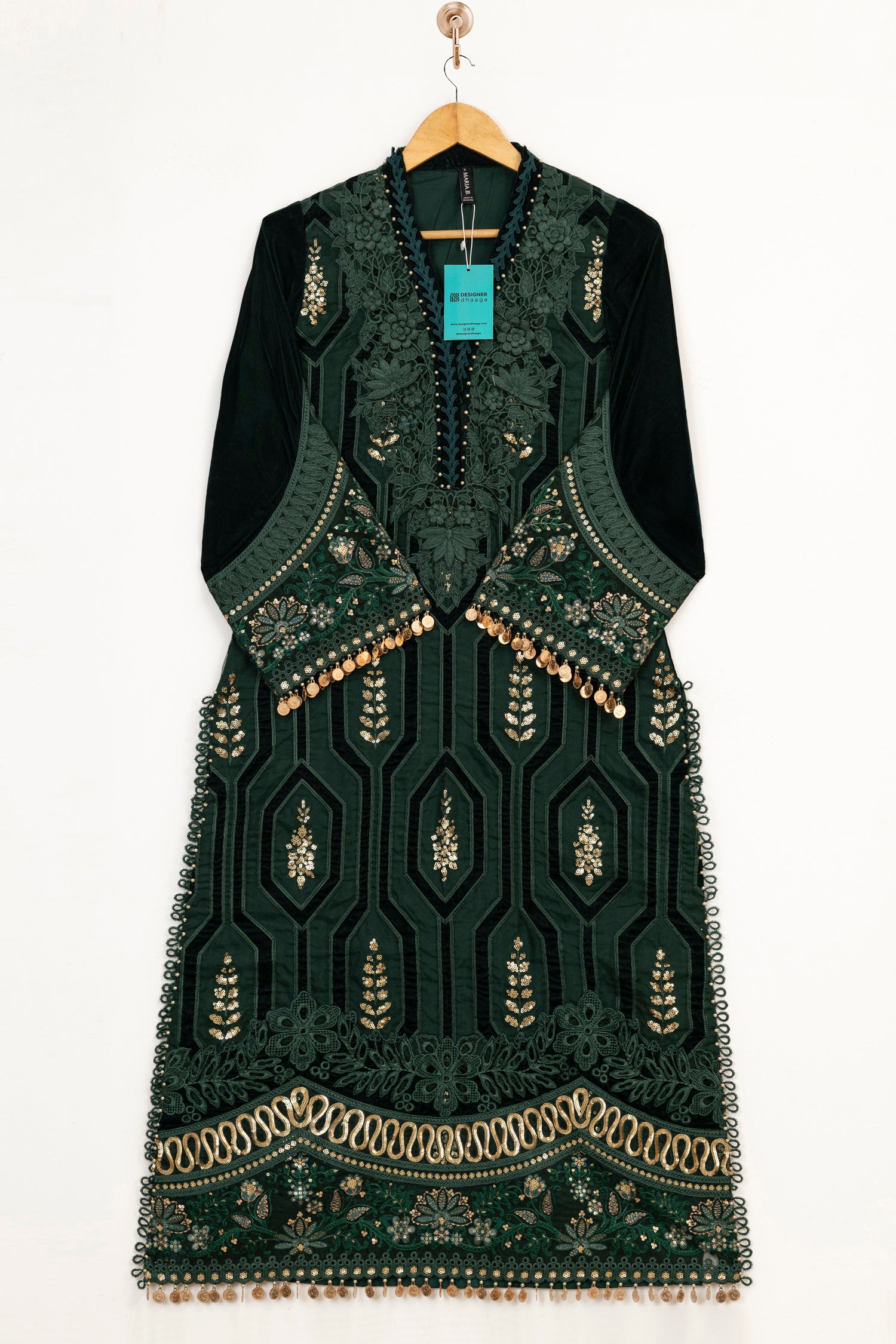 Maria B Luxury Velvet 3 Piece Suit MAR183