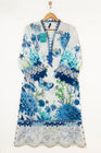 Maria B M Prints 10B Embroidered Lawn 3 Piece Suit MAR203