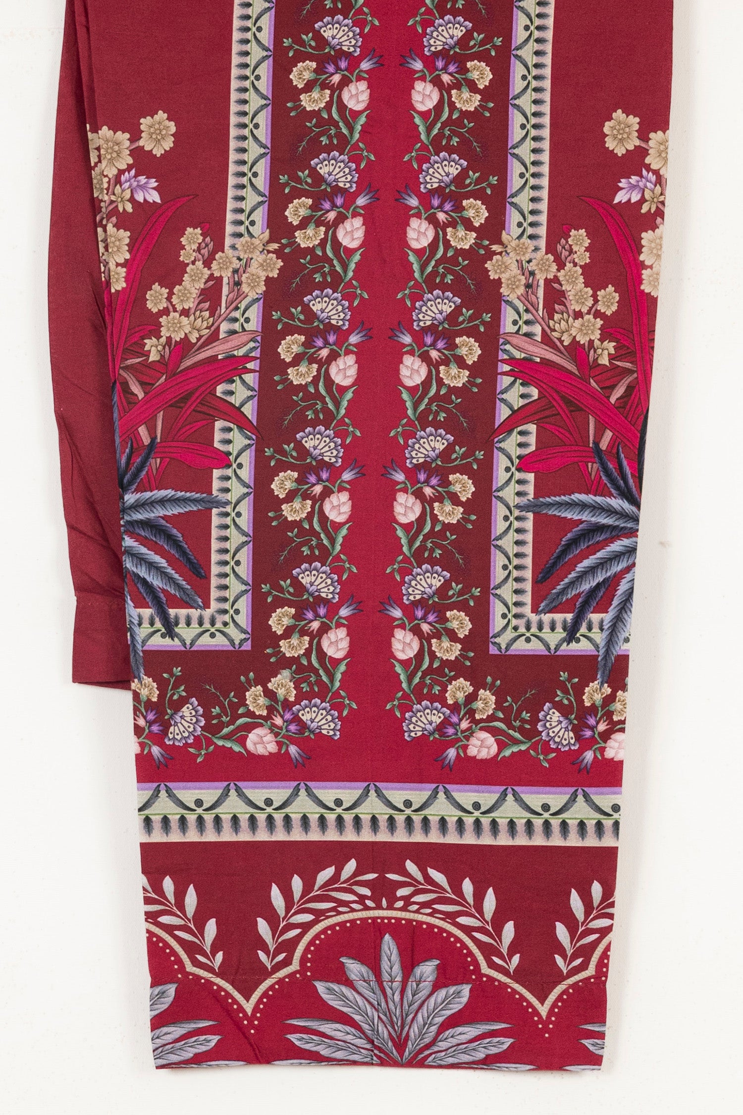 Maria B M Prints 14B Embroidered Lawn 3 Piece Suit MAR205