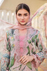 Maria B M Prints 2A Embroidered Lawn 3 Piece Suit MAR195