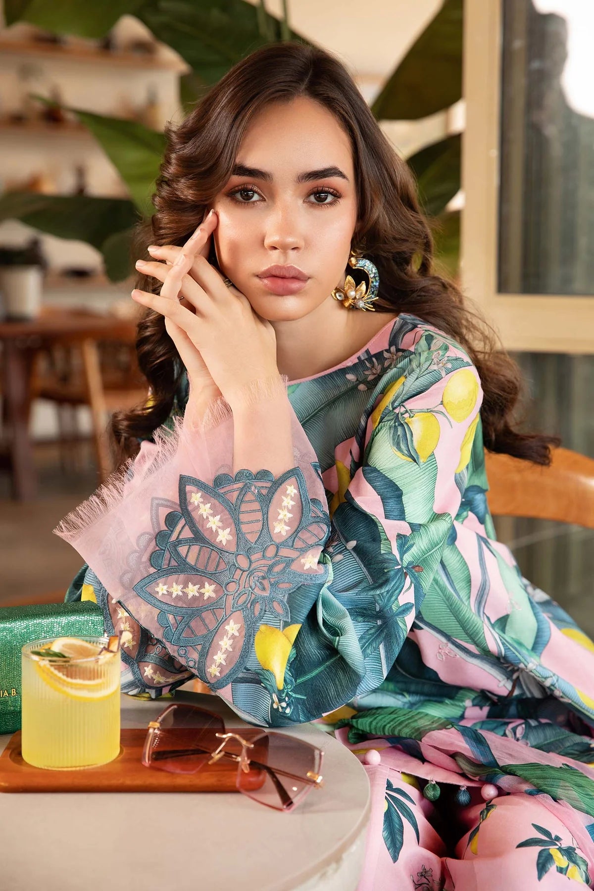 Maria B M Prints 3B Embroidered Lawn 3 Piece Suit MAR197