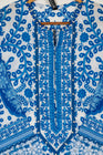 Maria B M Prints 4B Embroidered Lawn 3 Piece Farshi Shalwar Suit MAR198