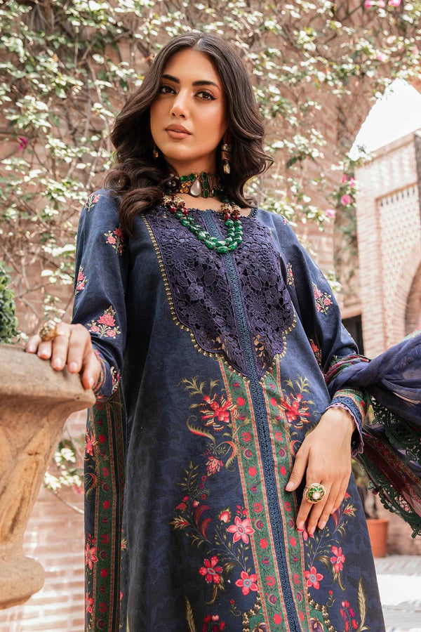 Maria B M Prints Embroidered Lawn 3 Piece Suit MAR171