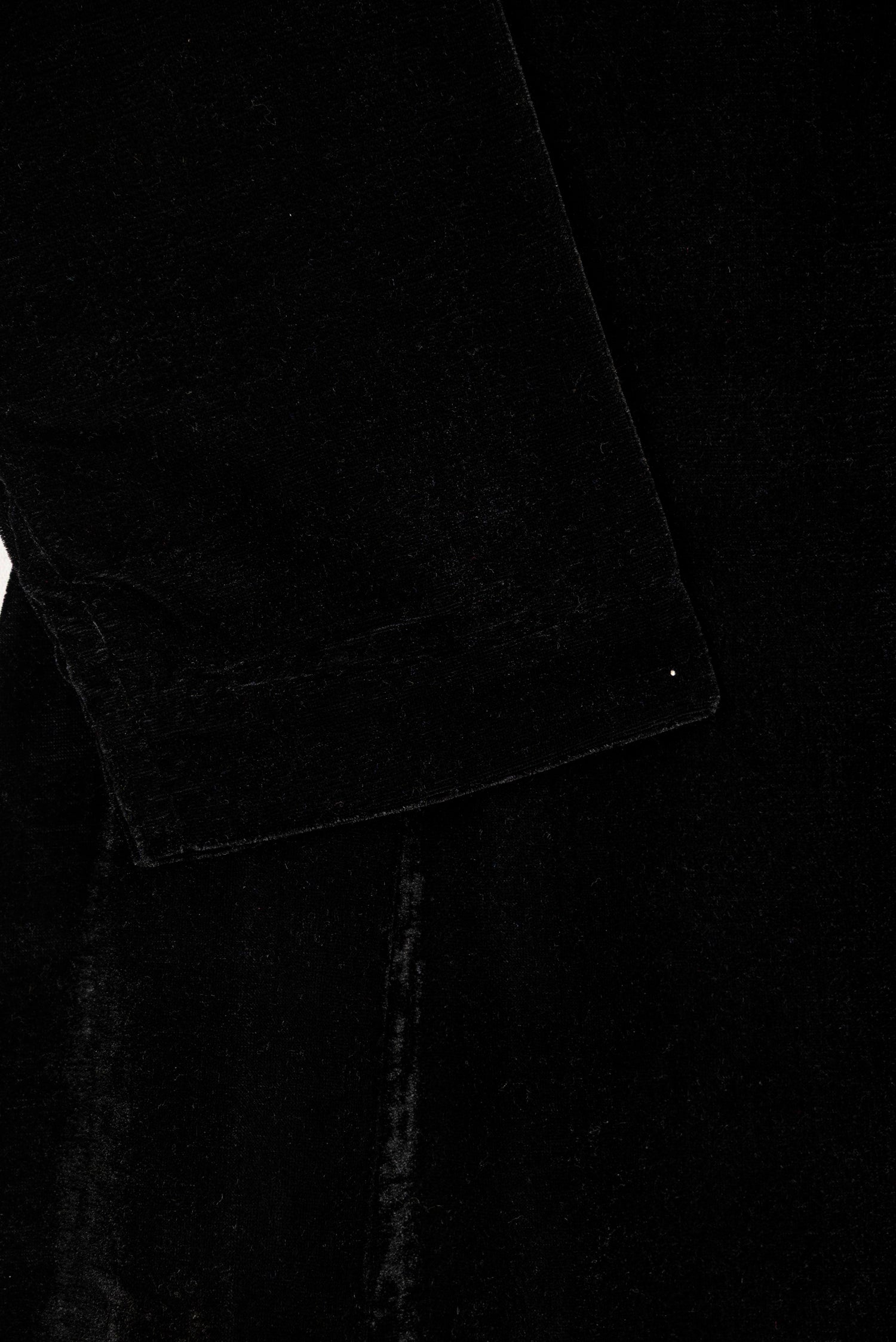 Mihrimah Velvet Dress and Trousers Black Set MIH113