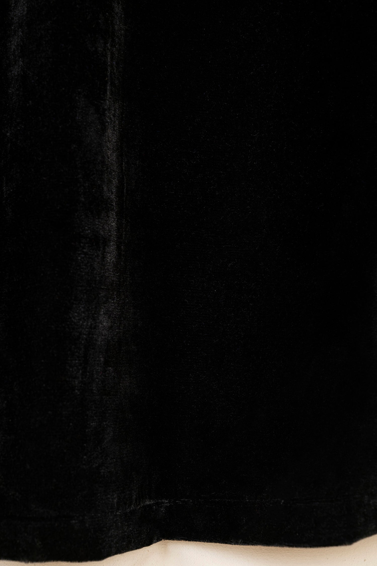 Mihrimah Velvet Dress and Trousers Black Set MIH113