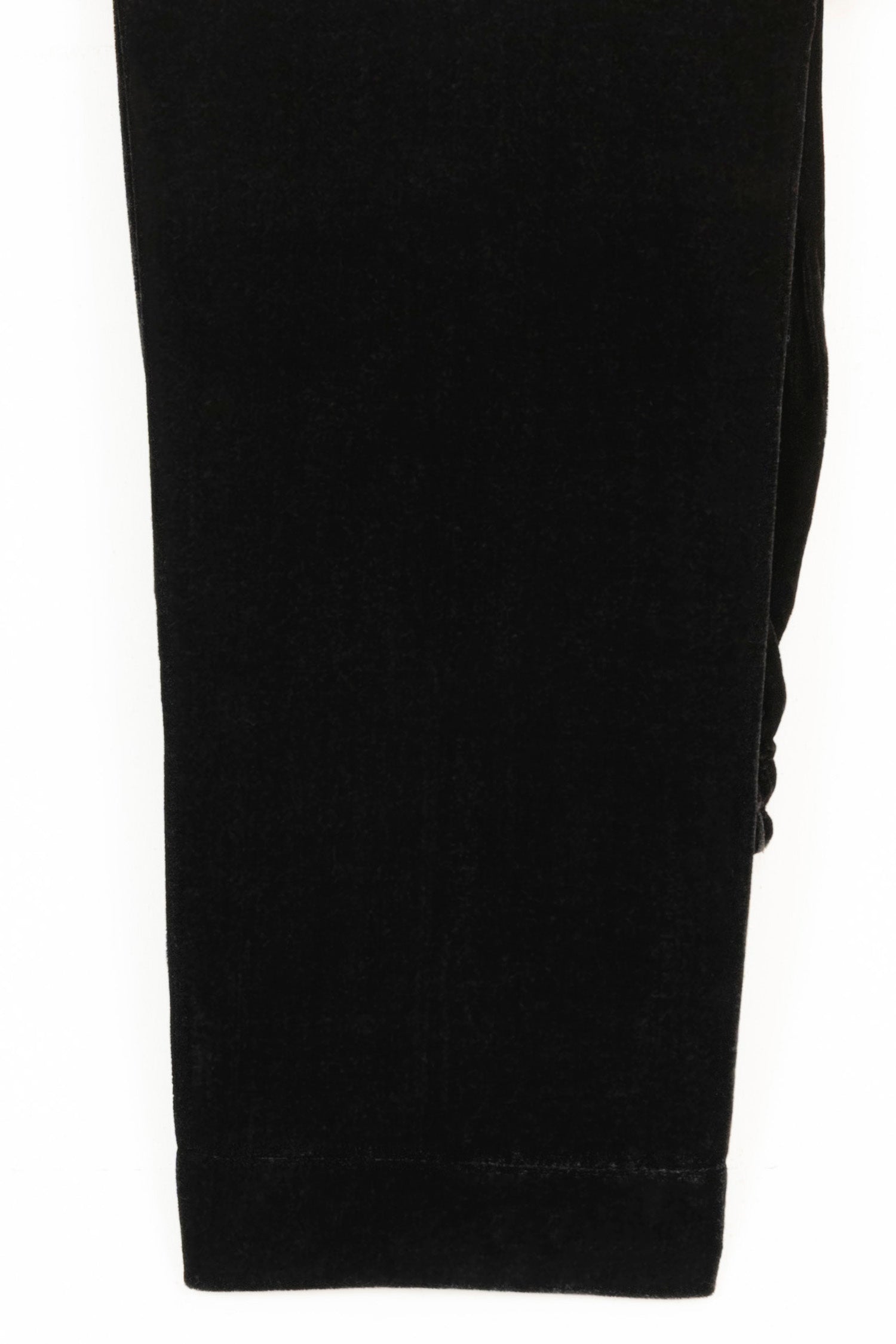 Mihrimah Velvet Dress and Trousers Black Set MIH113