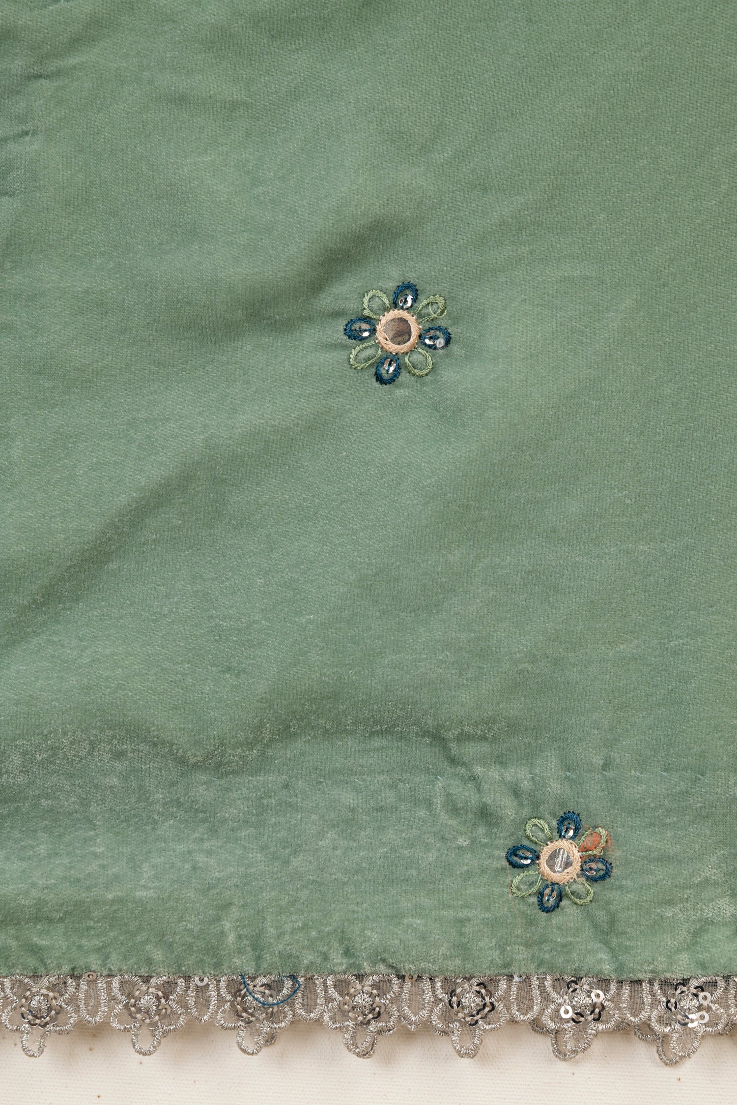 Mihrimah Embroidered Velvet 3 PIiece Suit MIH105