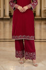 Mihrimah Embroidered Velvet 3 Piece Suit MIH107
