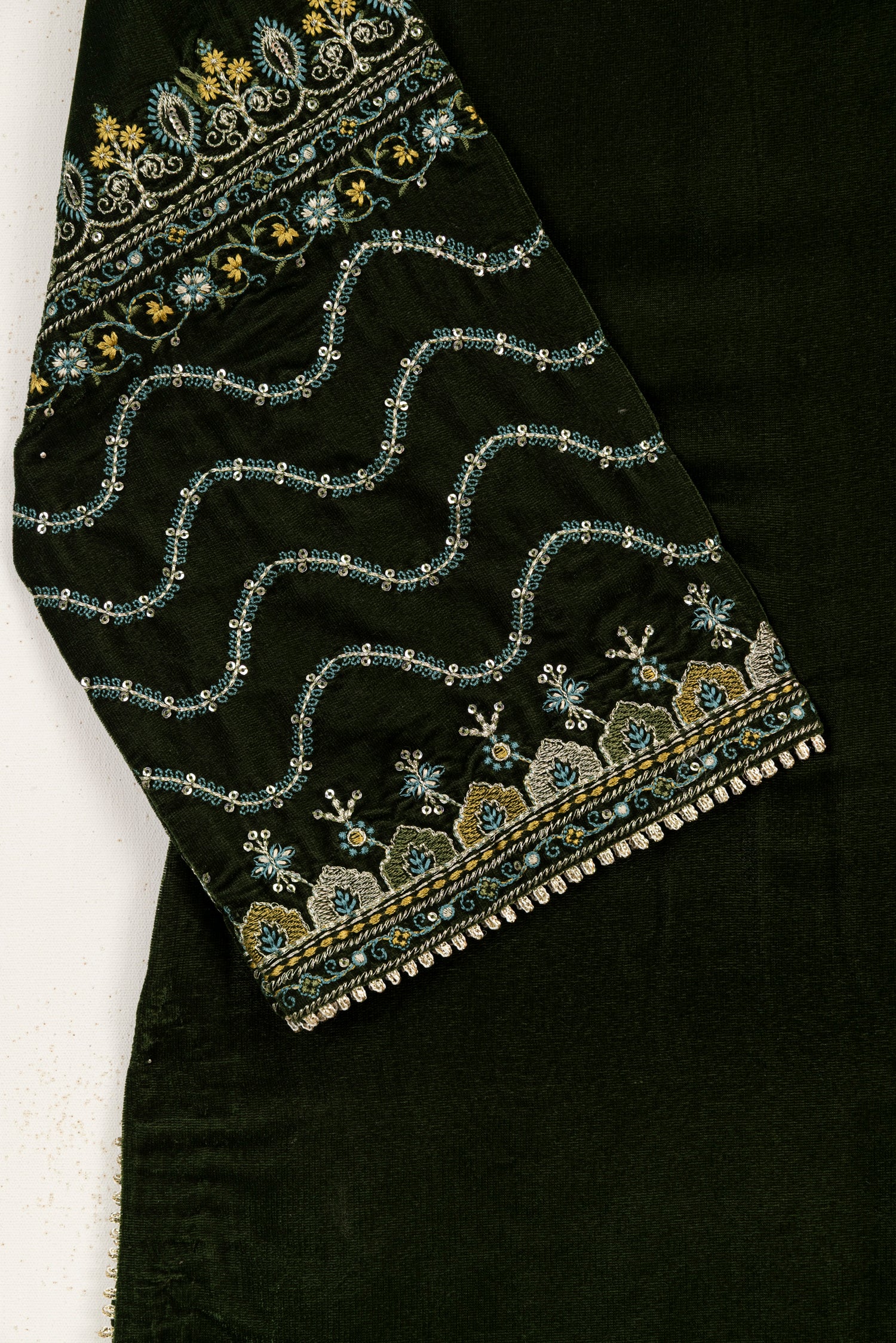Mihrimah Embroidered Velvet Shalwar Kameez Suit MIH101