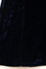 Mihrimah Velvet Dress and Trousers Navy Set MIH112