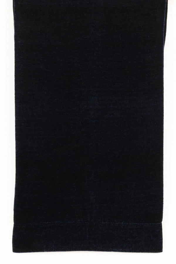 Mihrimah Velvet Shirt and Trousers Navy Set MIH109