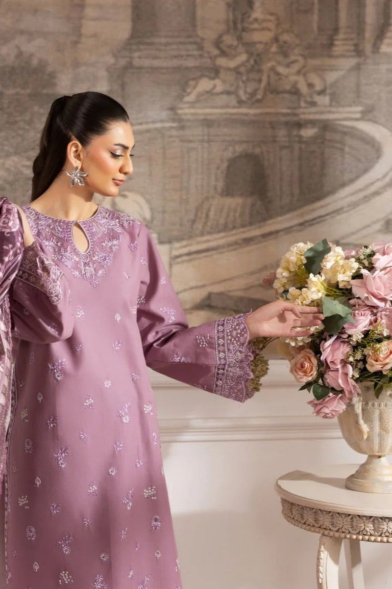 Mohagni Embroidered Cotton 3 Piece Suit MOH18