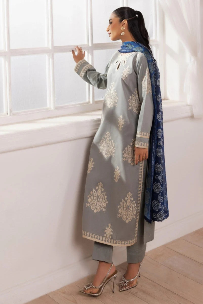 Mohagni Embroidered Cotton 3 Piece Suit MOH19