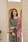 Munira Embroidered Dhanak 3 Piece Suit MUN724