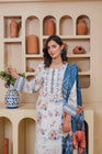 Munira Embroidered Dhanak 3 Piece Suit MUN725