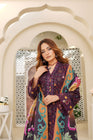 Munira Embroidered Dhanak 3 Piece Suit MUN709