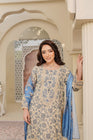 Munira Embroidered Dhanak 3 Piece Suit MUN713