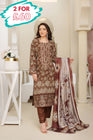 Munira Embroidered Dhanak 3 Piece Suit MUN715