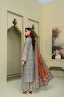 Munira Embroidered Dhanak 3 Piece Suit MUN767